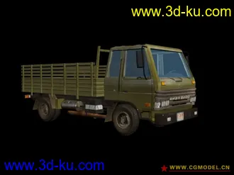 3D打印模型上半年做的一辆军用卡车。找出来和大家分享。的图片