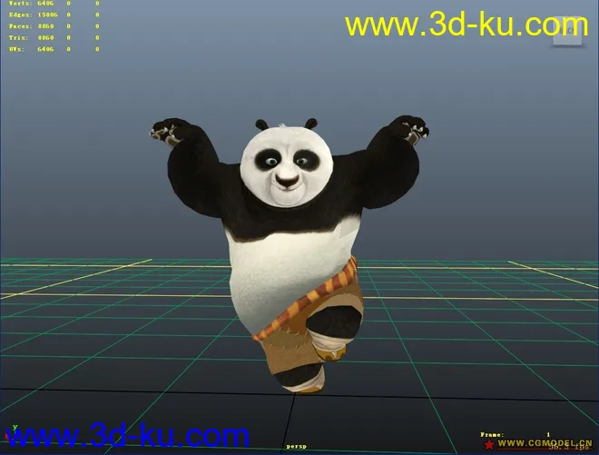 功夫熊猫模型的图片1