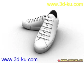 3D打印模型一双休闲鞋的图片