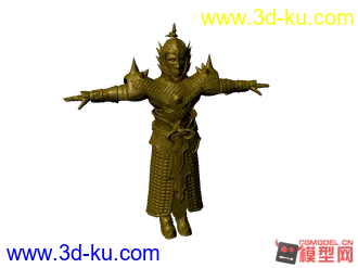 3D打印模型古代将军的图片