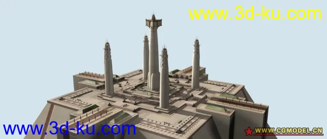 星站场景－绝地武士神殿模型的图片1