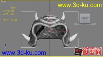 3D打印模型怪物附带头盔骨骼加蒙皮的图片