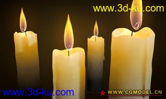 3D打印模型小蜡烛来了的图片