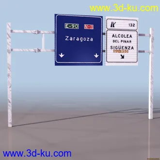 一套交通设施模型的图片