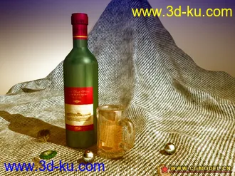 3D打印模型培训用到的一组静物的图片