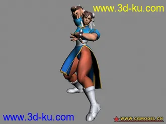3D打印模型街霸4  春丽的图片