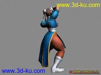 3D打印模型街霸4  春丽的图片