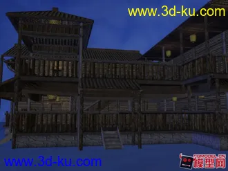 3D打印模型小山寨的图片