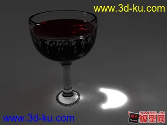 3D打印模型一个测试焦散的杯子的图片