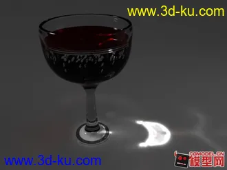 3D打印模型一个测试焦散的杯子的图片