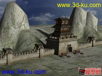 3D打印模型新人制作，还望关照~雁门关的图片
