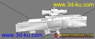 3D打印模型分享一把枪 德国hk G11的图片