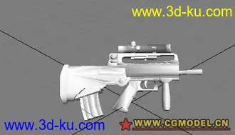 3D打印模型m4- aug bull的图片