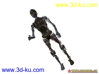 3D打印模型一个精细得令人发指的机器人的图片