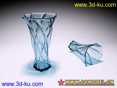 玻璃花瓶模型的图片1