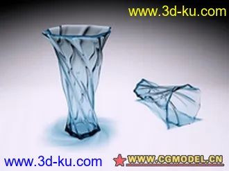 3D打印模型玻璃花瓶的图片