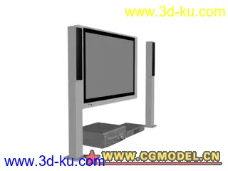 3D打印模型自己收藏的一些家电。的图片