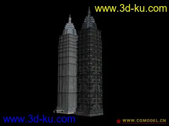 3D打印模型一个兼职项目的测试。上海金茂大厦。的图片