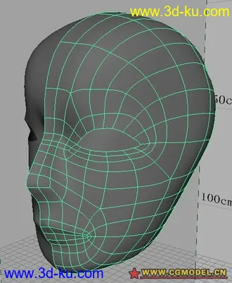 3D打印模型女人头部的图片