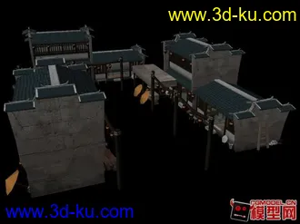 民居3模型的图片