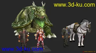 3D打印模型~~成吉思汗@@主角女角色的图片