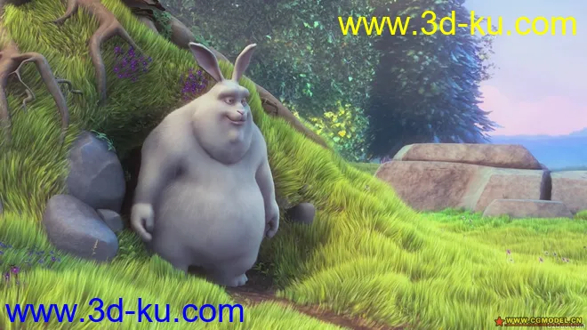 Big Buck Bunny 大雄兔_超级英雄蜻蜓侠 绑定模型的图片1