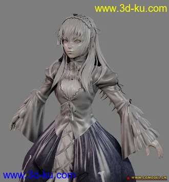 3D打印模型高精度 夜葬アリス 水銀燈 首度登場的图片