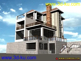 3D打印模型别...别...别墅的图片