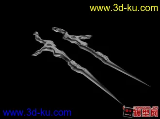 3D打印模型仙剑五娱乐类双剑的图片
