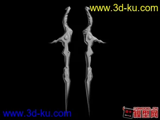 3D打印模型仙剑五娱乐类双剑的图片