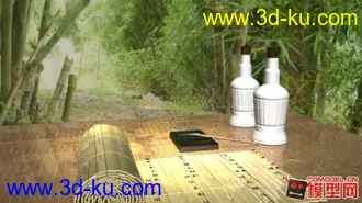 3D打印模型有贴图，有材质，跟效果图完全符合。的图片