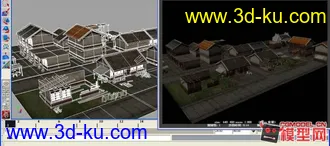 一條街道模型的图片