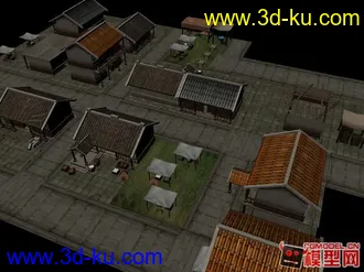 一條街道模型的图片