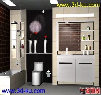 3D打印模型洗手间的图片