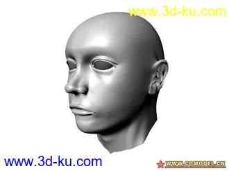 3D打印模型人头一嗰 学习中的图片
