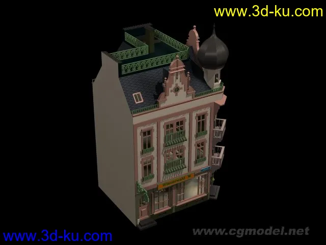 一些欧式城镇房屋模型的图片2