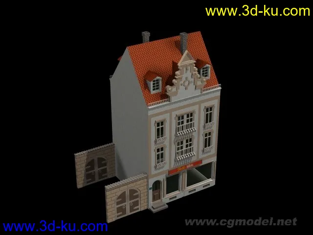 一些欧式城镇房屋模型的图片4