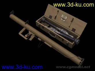 3D打印模型一个反坦克火箭筒的图片