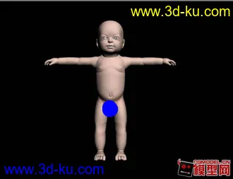 3D打印模型可爱的婴儿的图片