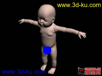 3D打印模型可爱的婴儿的图片
