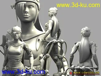 3D打印模型female character的图片