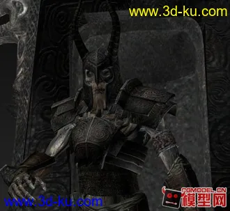 3D打印模型上古卷轴5的僵尸大将的图片