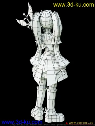 3D打印模型光明戰記 MM之一 四角面版本的图片