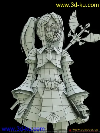 3D打印模型光明戰記 MM之一 四角面版本的图片