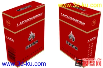 3D打印模型贴图香烟盒下载的图片