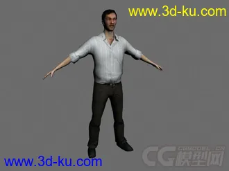 几个低边人物模型（贴图质量较高）的图片