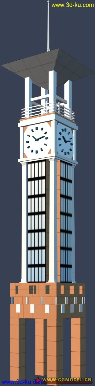 9个钟楼的模型的图片