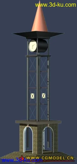 9个钟楼的模型的图片