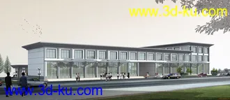 3D打印模型信访大厅的图片
