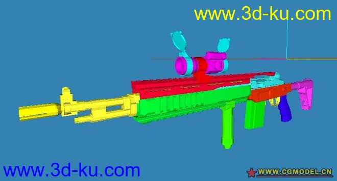 mk14步枪模型的图片1